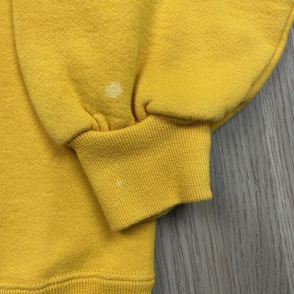 Vintage Russell Athletic Sweatshirt Mens Large Yellow Crewneck Pullover USA 90s - Picture 9 of 14